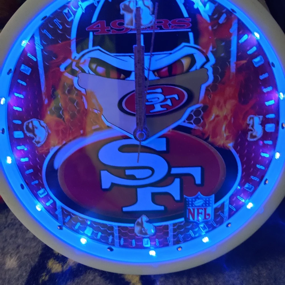 49ers led clock